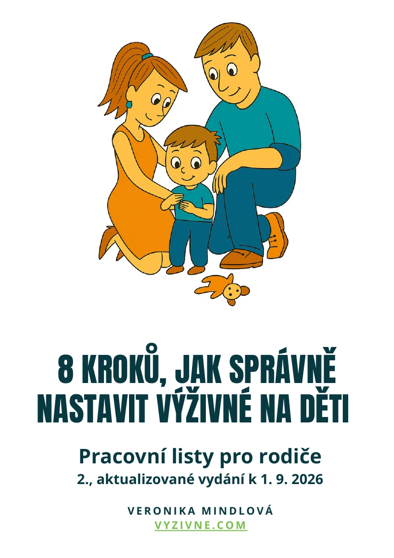 Titulní strana pracovních listů 8 kroků, jak správně nastavit výživné na děti